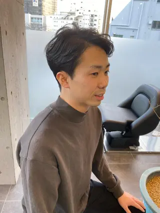 メンズ YinYang所属・川﨑 章弘のヘアスタイル