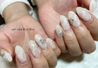 セミロング ネイル ネイルスタジオ シェイクユアハンズのネイルデザイン