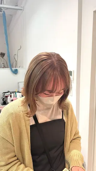 ミディアム カラー 🌈re-room EIKI🇰🇷のヘアスタイル
