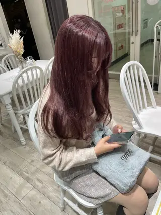 カラー 盛れる顔まわり✨🎀 モテカラー別所好葉のヘアスタイル