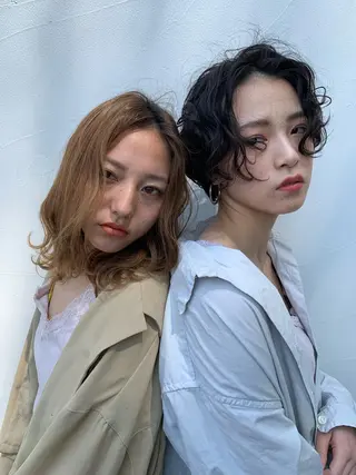 カラー パーマ 追立 優稀のヘアスタイル