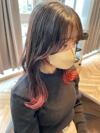 ミディアム カラー 🌈艶カラー× メンズパーマ永埜🌈のヘアスタイル