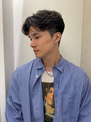 ショート パーマ メンズ 🇰🇷カルマパーマ kaito🇰🇷のヘアスタイル