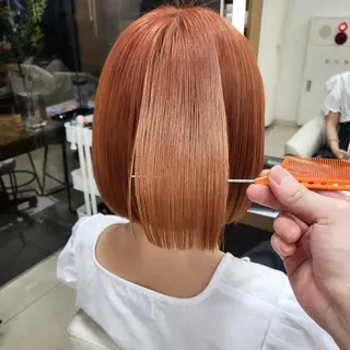 ショート ダブルカラーベージュ カラー/tuburaのヘアスタイル