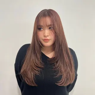 カラー 🌼動き×透明感🩵 ハイトーン/ナナのヘアスタイル