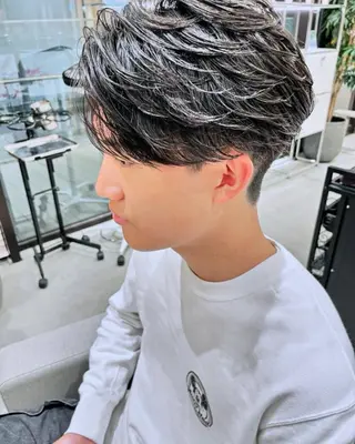 パーマ テラス阿倍野店所属・メンズパーマ職人馬場 和哉のヘアスタイル