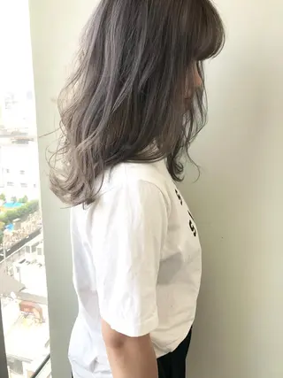 セミロング 小澤大輔 YOLO hairのヘアスタイル