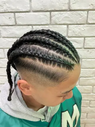 ヘアアレンジ メンズ Le'a所属・渋谷/フェード/ 國分 翔のヘアスタイル