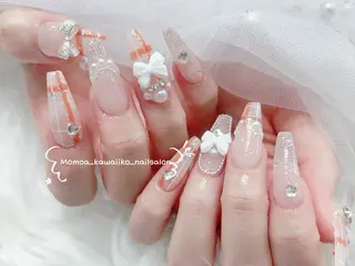 ネイル MoMoA Nail ネイル長さ出し専門店のネイルデザイン