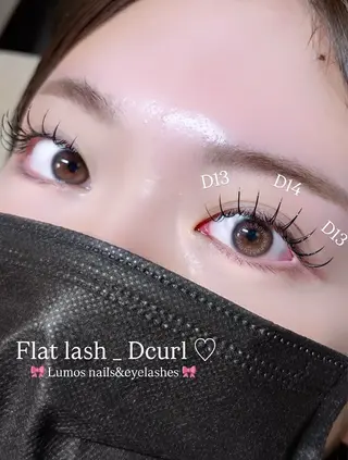 マツエク・マツパ Lumos sakura🎀🔗のマツエク・マツパデザイン