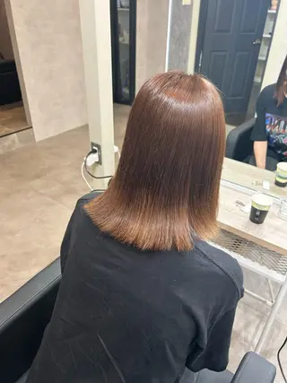 ミディアム 上島 愛永のヘアスタイル