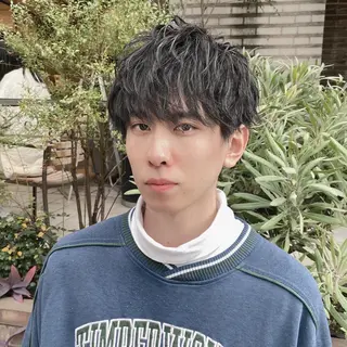 パーマ メンズ メンズ縮毛矯正 ♠️店長下平隼人のヘアスタイル