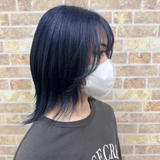 セミロング GALAXY &BRELLA 水戸店所属・皆川 千奈実のヘアスタイル