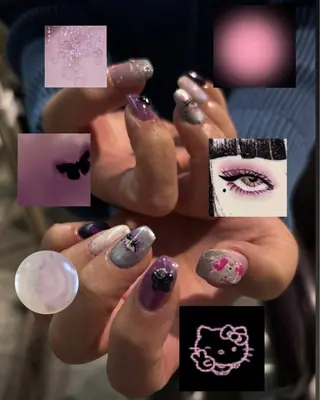 ネイル AMRITA omotesando所属・艶ｶﾗｰ･:*個性派 ﾈｲﾙ🦋mire-のネイルデザイン