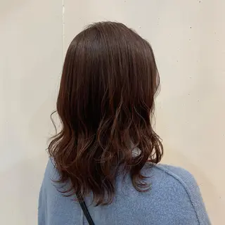 ミディアム カラー まろやかカラー🤎 みなとまほのヘアスタイル
