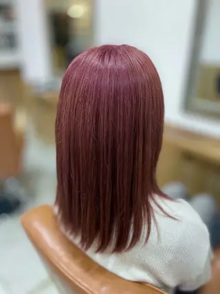 ミディアム Wカラーレイヤーカ ット⚡️CHIAKIのヘアスタイル