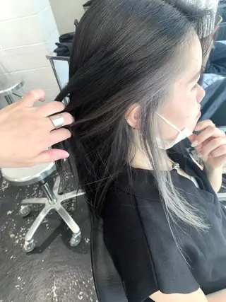 セミロング カラー ヘアアレンジ HARU//原宿🤍 リピート率NO.1のヘアスタイル