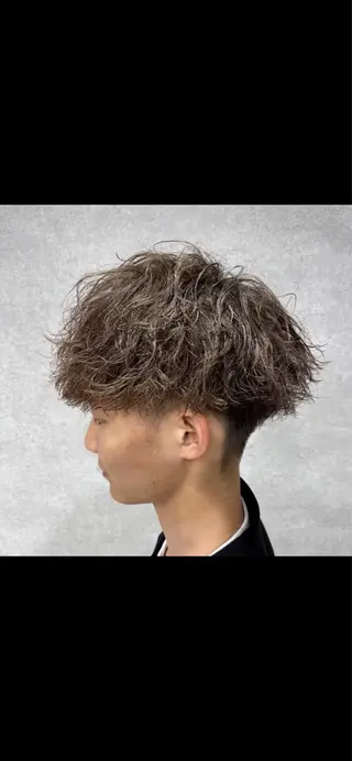 ショート パーマ メンズ 🖤Ayumi🖤 メンズ特化❤️‍🔥のヘアスタイル