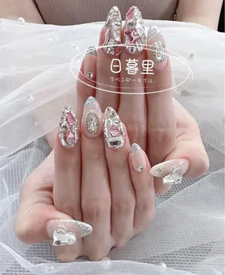 ネイル ラベンダー💖日暮里 ルル💖ネイルのネイルデザイン