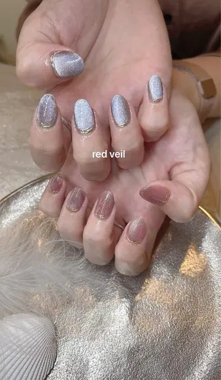 ミディアム ネイル 長さ出し専門 nynaのネイルデザイン