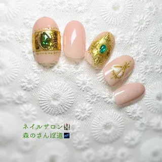 ネイル 森のさんぽ道所属・ショートネイル 森のさんぽ道のネイルデザイン