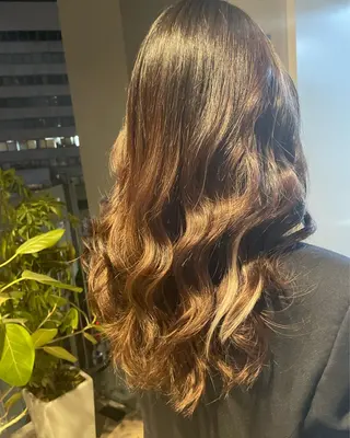 セミロング ヘアアレンジ 寺西 恵🪡🤍のヘアスタイル