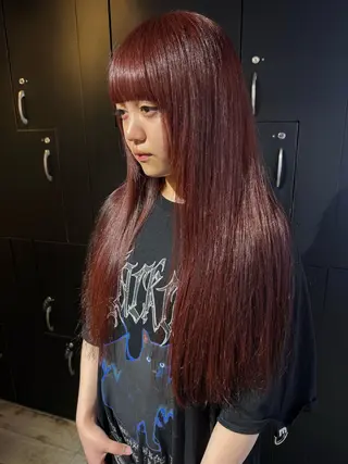 ロング カラー 🦄垢抜けボブ特化× 暖色カラー未来🦄のヘアスタイル