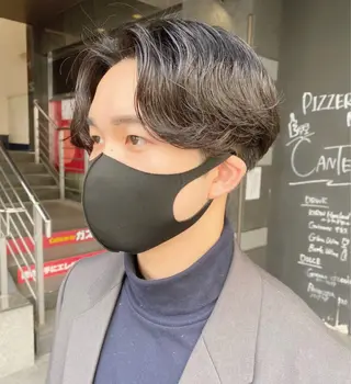 ショート パーマ メンズ 似合わせ提案サラ艶♡ 彩華のヘアスタイル