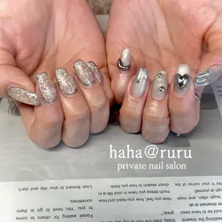 ネイル haha@ ruruのネイルデザイン