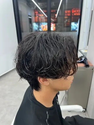 パーマ メンズ 美髪縮毛矯正/曲がる 縮毛矯正/佐野友尉のヘアスタイル