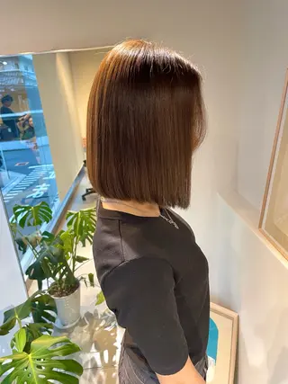 ショート カラー 髪質改善マスター 長尾勇弥/梅田中津のヘアスタイル