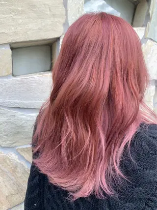 セミロング カラー chill out 南塚口本店のヘアスタイル