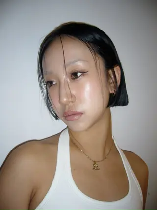 ショート カラー 坂入 美帆のヘアスタイル