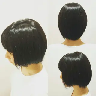 ショート カラー 永井 大希のヘアスタイル