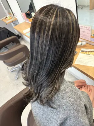 カラー 【艶カラー】 柏原航世のヘアスタイル