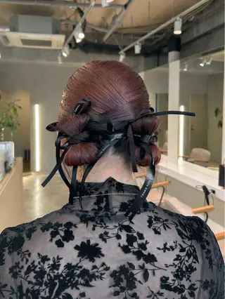 ヘアアレンジ 伊沢 美憂 ⌇﻿渋谷アシスタントのヘアスタイル