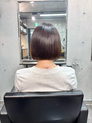 ショート カラー パーマ ショートボブ縮毛矯正 髪質改善のプロ山道潤のヘアスタイル