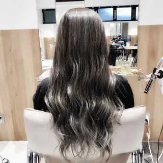 ロング カラー ボブ/ハイトーン 立川loose 下田のヘアスタイル