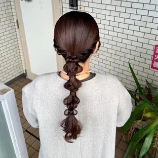 ロング ヘアアレンジ 褒められヘアメイク /‎ボブ女子🐶みおのヘアスタイル