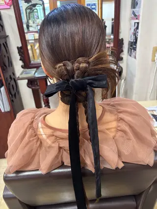 ロング 桑野 葵のヘアスタイル