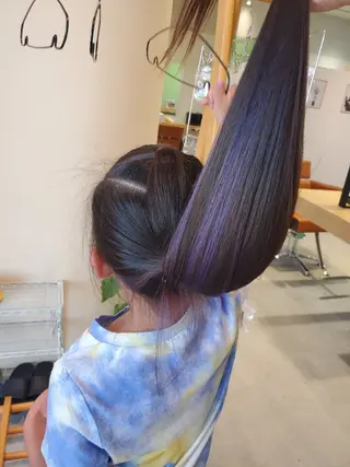 ロング カラー キッズ est calla(エストカラー)浦和美園所属・あさみ /スパニスト・アシのヘアスタイル