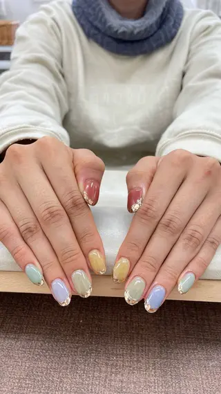 ネイル 🫧 はる🩵のネイルデザイン