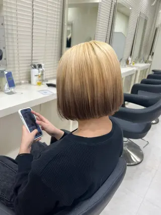 ショート ✨池袋で1番キレイな ボブ✂️ケンボーのヘアスタイル