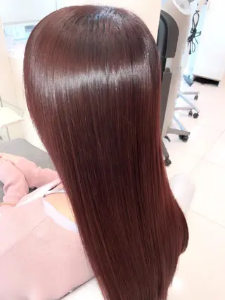 ロング カラー 縮毛矯正/髪質改善 /ブリーチ/東陽町✨のヘアスタイル