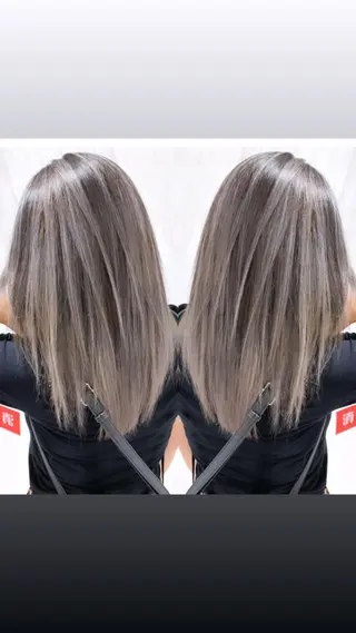 セミロング カラー パーマ ヘアアレンジ メンズ キッズ ネイル マツエク・マツパ 酸性ストレート 髪質改善大槻勇樹のヘアスタイル