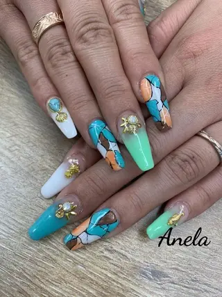 ネイル 河野ちえ (雑誌掲載サロン)のネイルデザイン