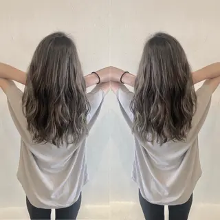 セミロング カラー Hair make VERDA所属・宮下 耕平のヘアスタイル