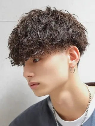 カラー パーマ メンズ Roi ofGiseLのヘアスタイル