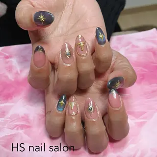 セミロング hs nail salonのネイルデザイン