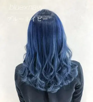 ミディアム カラー ヘアアレンジ エクステ×ブリーチ 😈一ノ瀬千暁😈のヘアスタイル